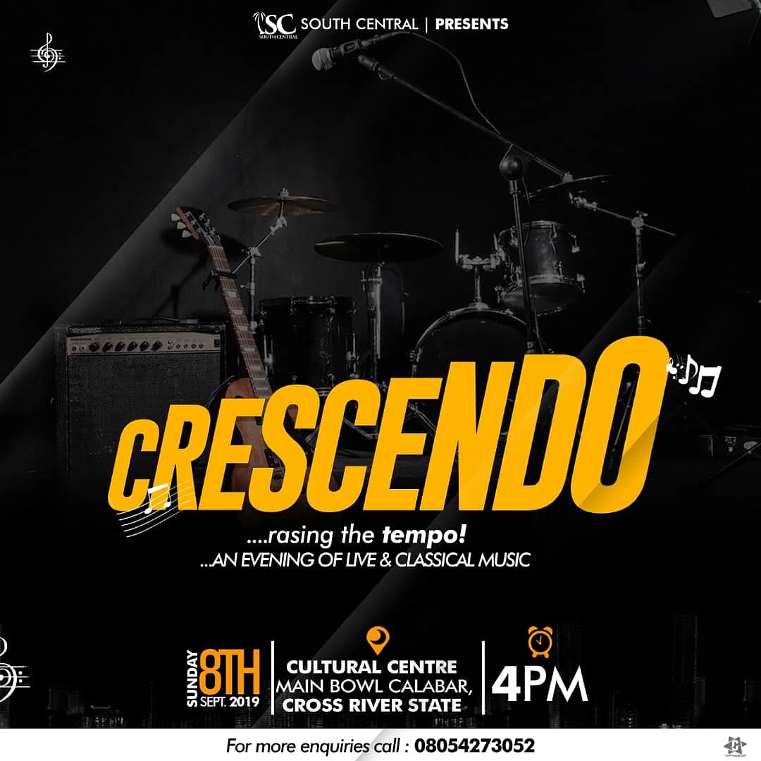 Eyencalabar1's tweet photo. Get ready for the unusual...
The first of it's kind concert in this part of the clime ...

CRESCENDO ... raising the tempo!

#CRESCENDO
#CONCERT
#LIVEMUSIC
#CLASSICALMUSIC https://t.co/FAmB1zFJFO