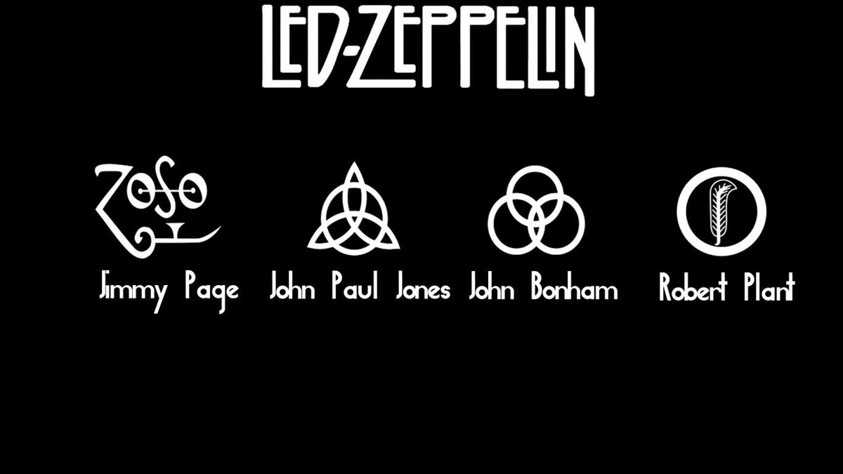 RockandFilms's tweet photo. Rock | Los famosos símbolos que aparecen en el disco de Led Zeppelin IV representan algo de los cuatro integrantes: 

👁‍🗨 John Paul Jones (cuerpo, la mente y el alma); John Bonham (la trinidad); Robert Plant (la pluma del escritor) y Jimmy Page (es un secreto). https://t.co/0cOaT0AM2j