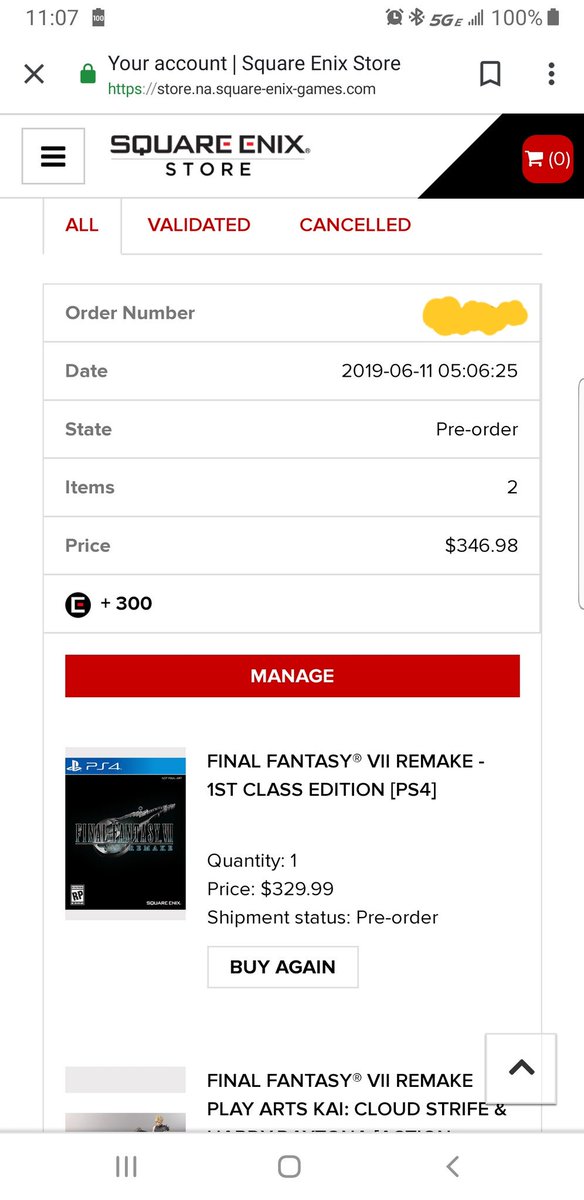 AnubiXGames's tweet photo. Is it weird I got an erection when I got #FF7R  1st class editon...even if it cost me $350.00, just wondering #E32019 #SquareEnixE3 #FinalFantasyVIIRemake # https://t.co/vNg0V4gh3f