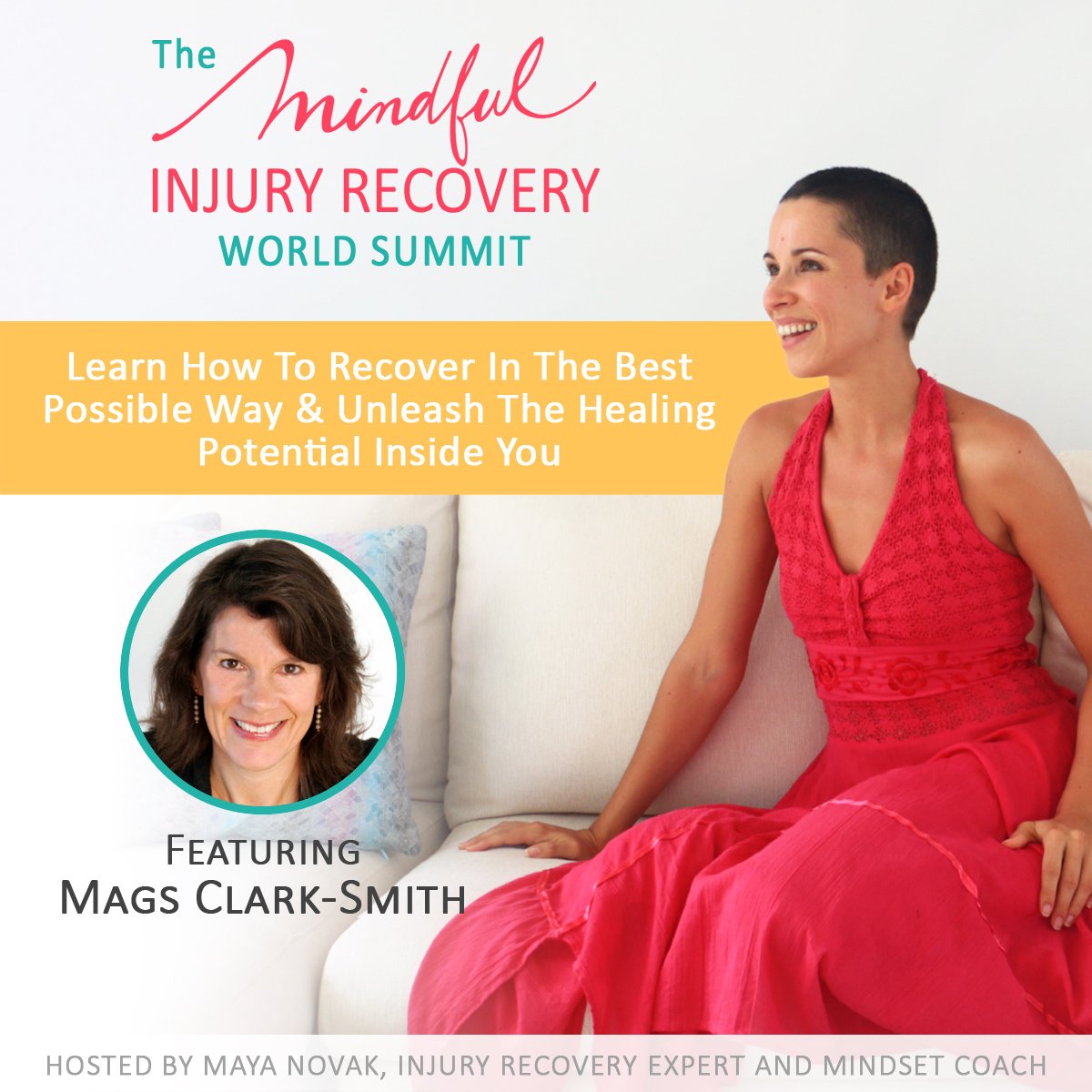 My interview with @MayaNovakSocial as part of her Mindful Injury World Summit goes live today! From 6pm UTC+1 it's free to watch for 24hrs, with option to subscribe for unlimited access: mindfulinjuryrecovery.com/MCS/Join