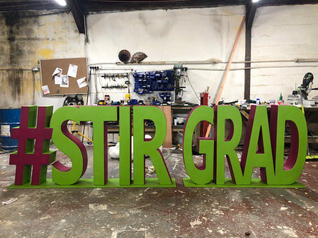 ICACreation's tweet photo. Custom letters we created for Stirling university  for their graduation events =) https://t.co/aPaL1yJTIX
