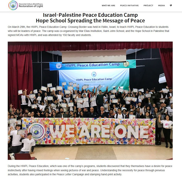 ManHeeLeePeace's tweet photo. HWPL Peace Camp Education in Israel with Israeli and Palestinian students!
https://t.co/TJzuRLfqxm

#HWPL #PeaceEducation #Israel #palestaine #DPCW #WorldPeace https://t.co/a0AQIt3Qb2