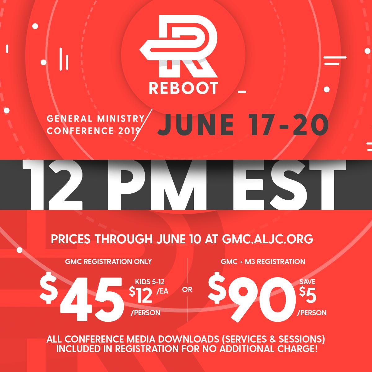 ALJCorg's tweet image. There were some trying to register last night who had issues with the site so — here's *one last chance* to register online! We're shutting it down TODAY at 12 PM EST, so you've gotta act fast! gmc.aljc.org