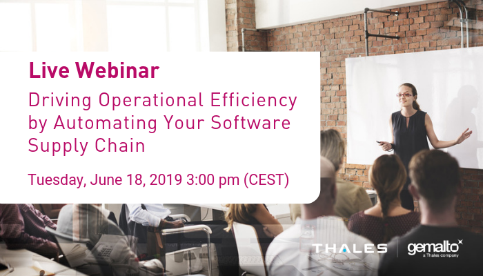 Thales__SM's tweet photo. Tomorrow! Don’t let #licensing be a weak link. Future-proof your business and automate it. Find out how in this #webinar https://t.co/eLBcNAy51y   #supplychain  #digitaltransformation #customervalue  #operationalefficiency  #softwarelicensing https://t.co/kxDpLje1el