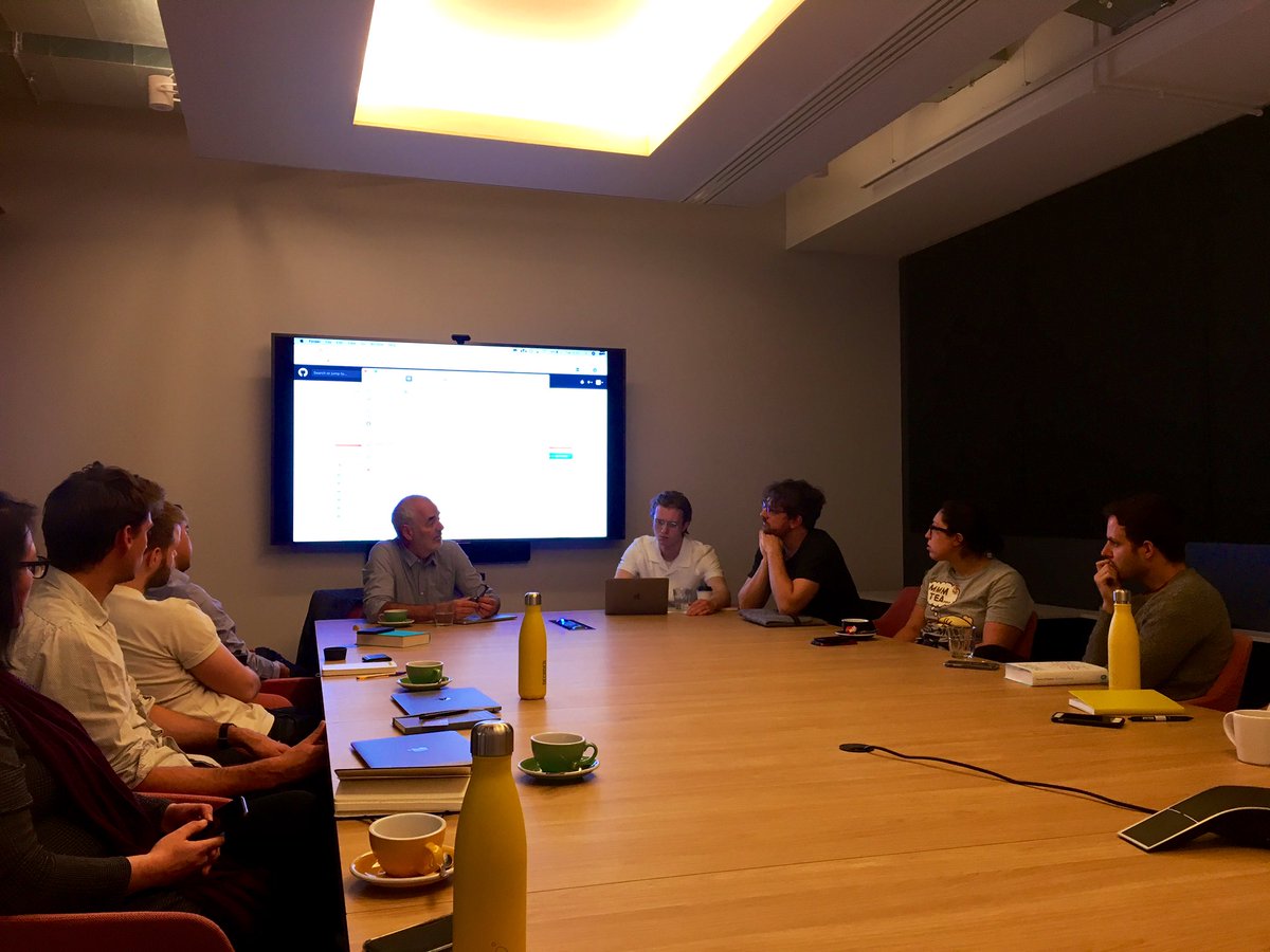 Thank you to the incredible Sir David Spiegelhalter <a href="/d_spiegel/">David Spiegelhalter</a> for speaking to the <a href="/DecodedCo/">Decoded</a> team today about The Art of Statistics #DataAcademy #alwayslearning