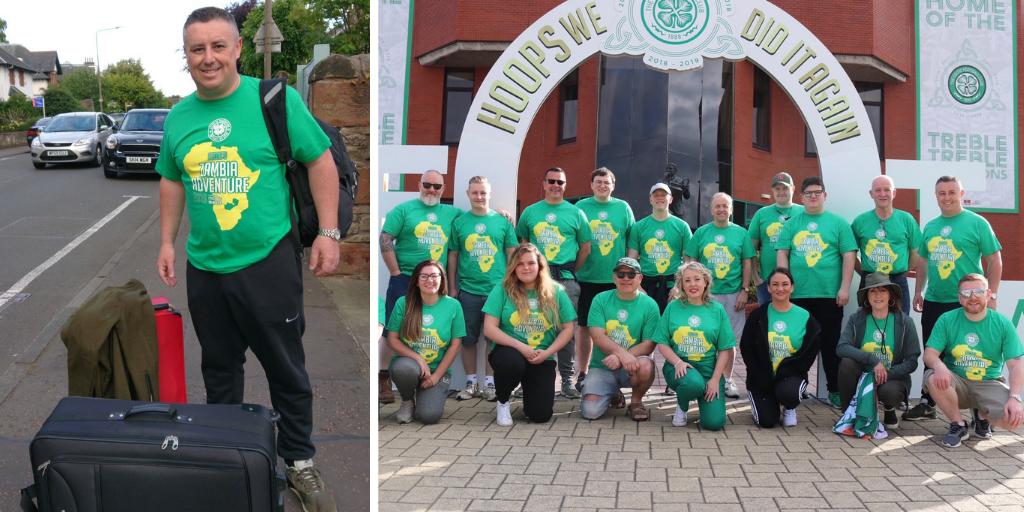 <a href="/MTFPSG/">Michael Taggart</a> is on his way to Zambia for his charity trip with <a href="/MarysMeals/">M's Ms</a> &amp; <a href="/FoundationCFC/">Celtic FC Foundation</a>.  Good luck to him and the rest of the #volunteers! 😃👍 #ZambiaAdventure2019 #CharityTuesday