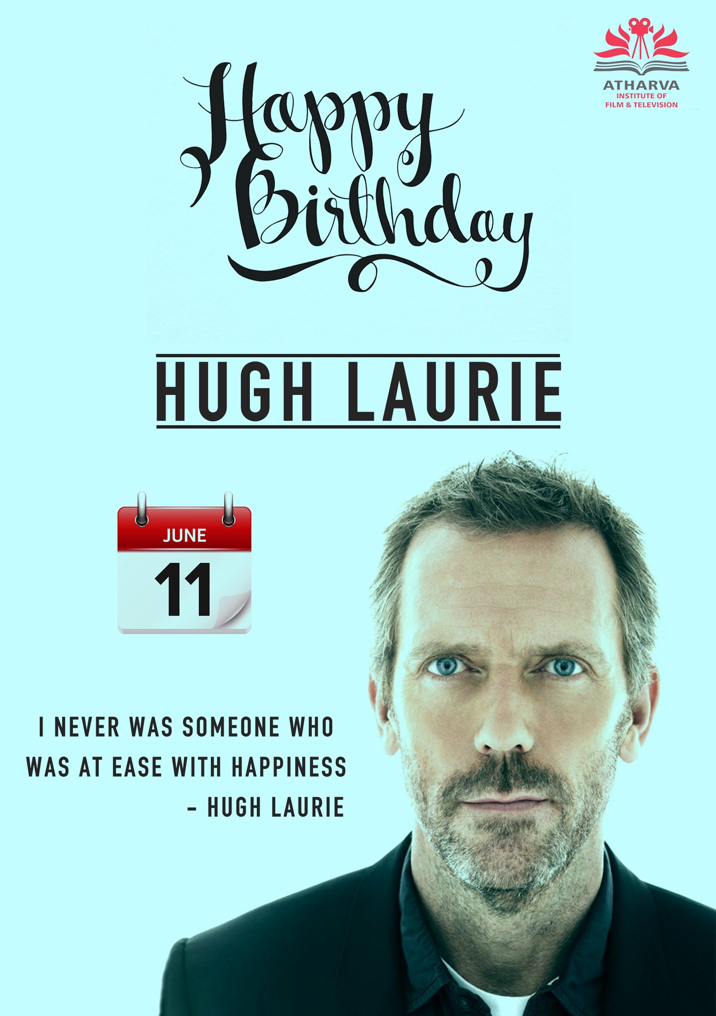 Happy Birthday to Hugh Laurie 