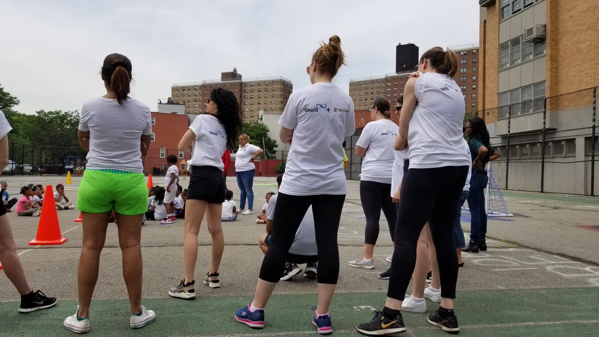 Tinuiti's tweet photo. This past Friday, @Microsoft, and @Tinuiti teamed up with @ChangeForKids to help P.S. 081 Thaddeus Stevens Elementary on their annual Field Day! Check out some pictures of the day. #ChangeforKids https://t.co/VGUwDQI1iJ