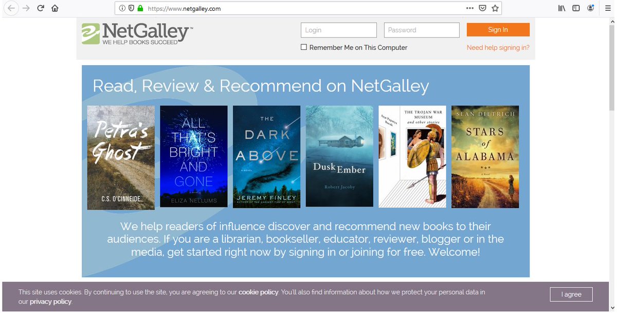ElizaNellums's tweet photo. Wow, my book currently featured on the home page of @NetGalley !
#debut19chat #allthatsbrightandgone #writingcommunity https://t.co/v6B02p3elt