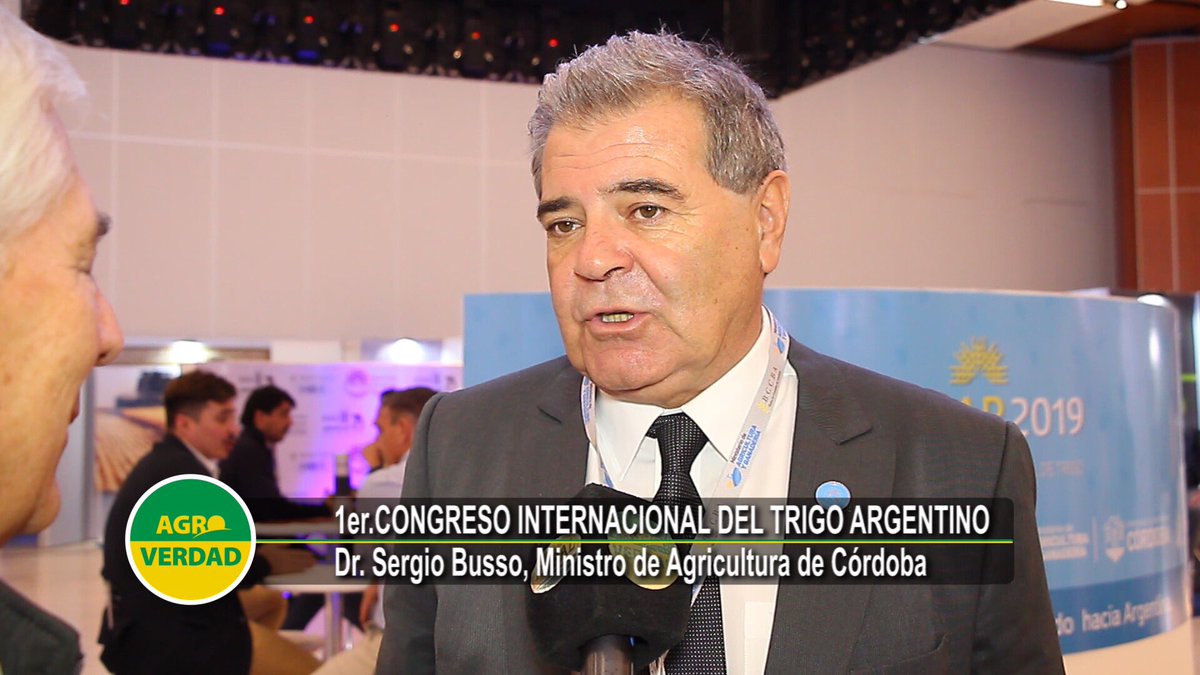 #AgroVideo📺 
Balance de #TrigAR2019🌾🇦🇷, que contó con un marco imponente y más de un millar de asistentes.
👉El <a href="/MinAgriCba/">Ministerio de Bioagroindustria de Córdoba</a> <a href="/SergioBussoOK/">Sergio Busso</a> analiza lo que dejó el evento triguero del año realizado en Córdoba
⏯ youtu.be/Cd4eudPwWwk