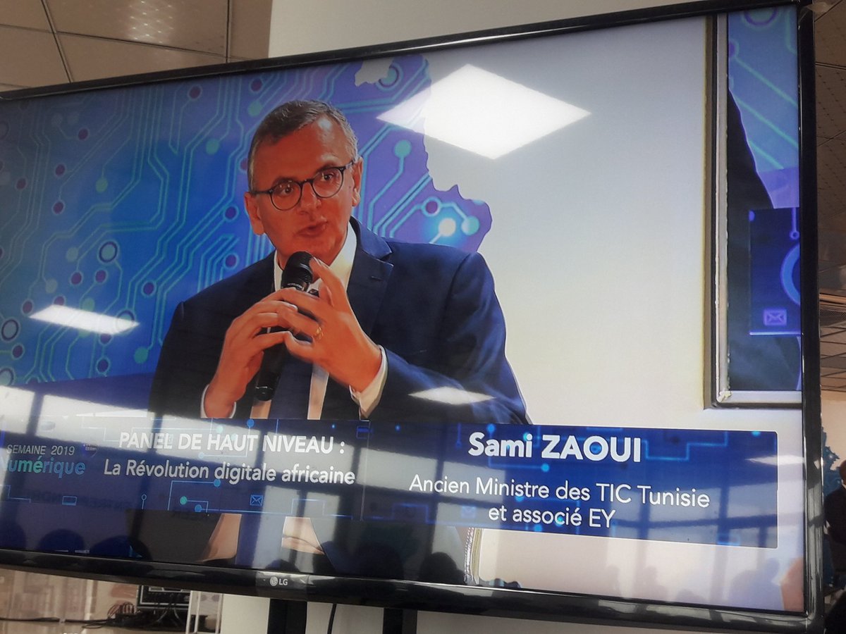 #SemDuNum19 l'ancien ministre tunisien des #TIC <a href="/SamiZaoui/">Sami Zaoui</a> et associé EY 《 Il faut que l'État facilite la disponibilité des infrastructures pour les acteurs du numérique 》
#KIBARO #TechInfo224