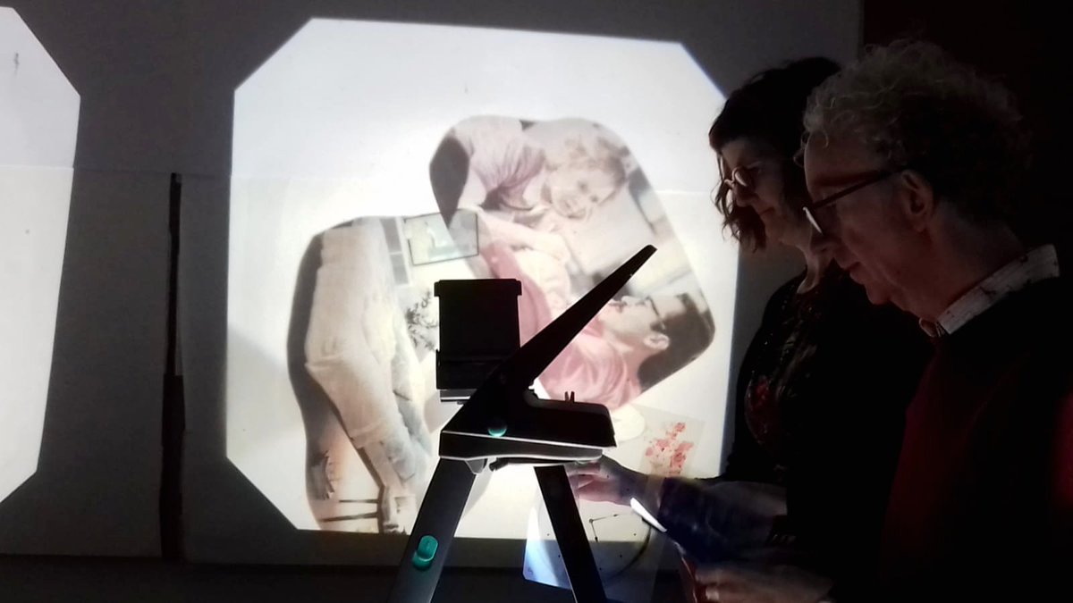 IMMAIreland's tweet photo. We spent a lovely day last Saturday at the #IMMAAfter: The Desire Factory; Collage and Light Installation workshop for Adults facilitated by artist Jan McGullough. Here are some photos of the event. This workshop coincides with the exhibition #AVagueAnxiety. #IMMA2019 https://t.co/yzJ4gesLCL
