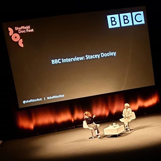fuzzcaminski's tweet image. The DOCFEST BBC Interview with Stacey Dooley last night was very, very good. She's a genuinely fascinating woman and a very charismatic and thoughtful documentary maker #DocFest #BBCInterview bit.ly/2IvKuZ0