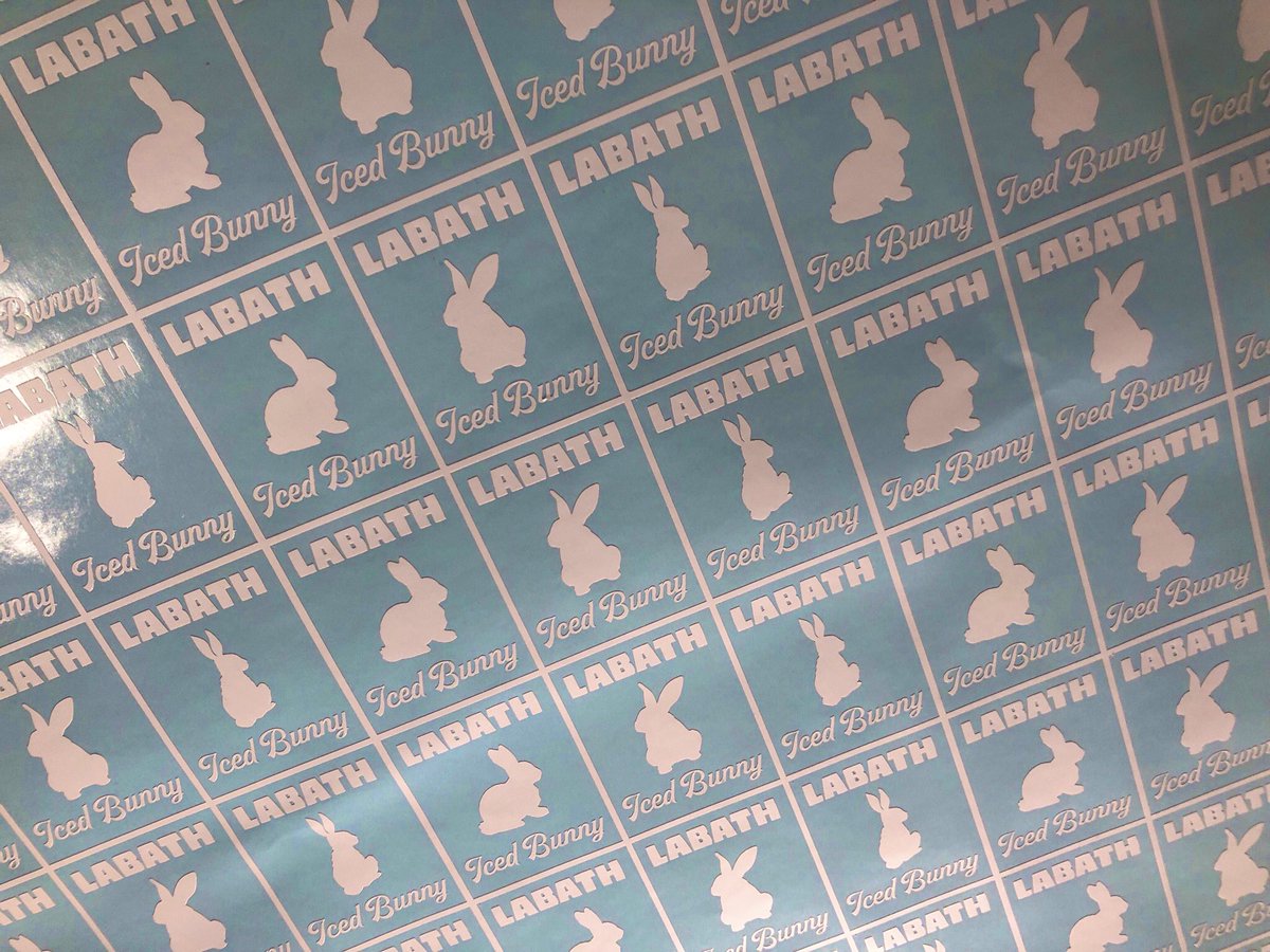 Bunny Sticker Series for Café Labath