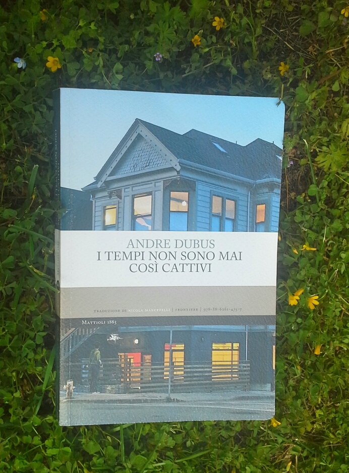 'Mi trovo bene con la gente e non vengo trattato come uno qualunque. In questo mondo aiuta essere grossi e forti... Nemmeno il tempo turba il mio stato d'animo.'
#Twittlettura #Itempinonsonomaicosìcattivi #AndreDubus 📖