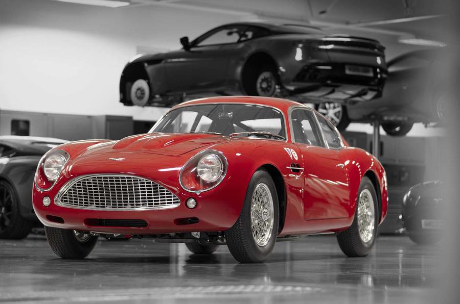 autocar's tweet photo. The first @astonmartin DB4 GT Zagato Continuation has been completed and will make its public debut at Le Mans this weekend. What do you think? https://t.co/fL9RwU3XlK https://t.co/PJyEqzQJEG