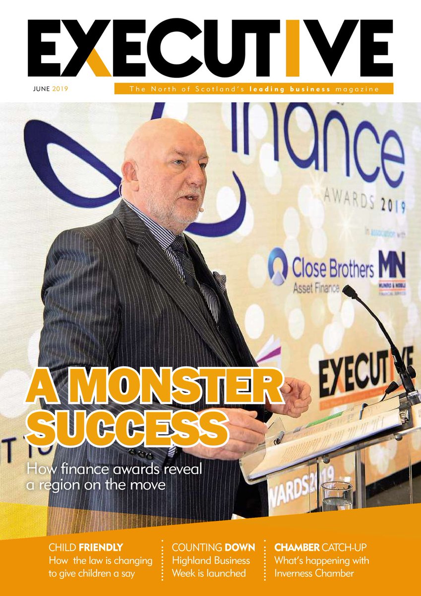 The #June edition from the #Executive #Magazine (@ExecutiveSPP) is out today! We are delighted to be featuring in this month's edition. #InTheExec @InvernessChambr @moraychamber @CaithnessCoC