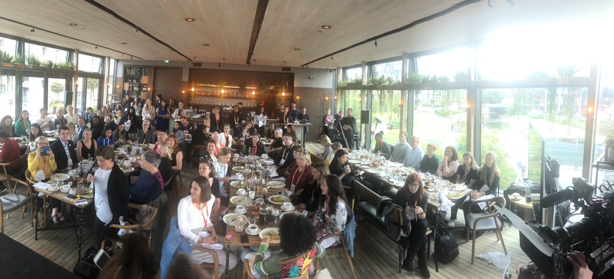 Celebrating the women in AI in the room and across the world and remembering how important it is to build products for everyone! Thank you <a href="/junesarpong/">June Sarpong OBE</a> <a href="/UNWomenUK/">UN Women UK</a> and <a href="/AIGinsurance/">AIG</a> for all your support aig.com/cogx