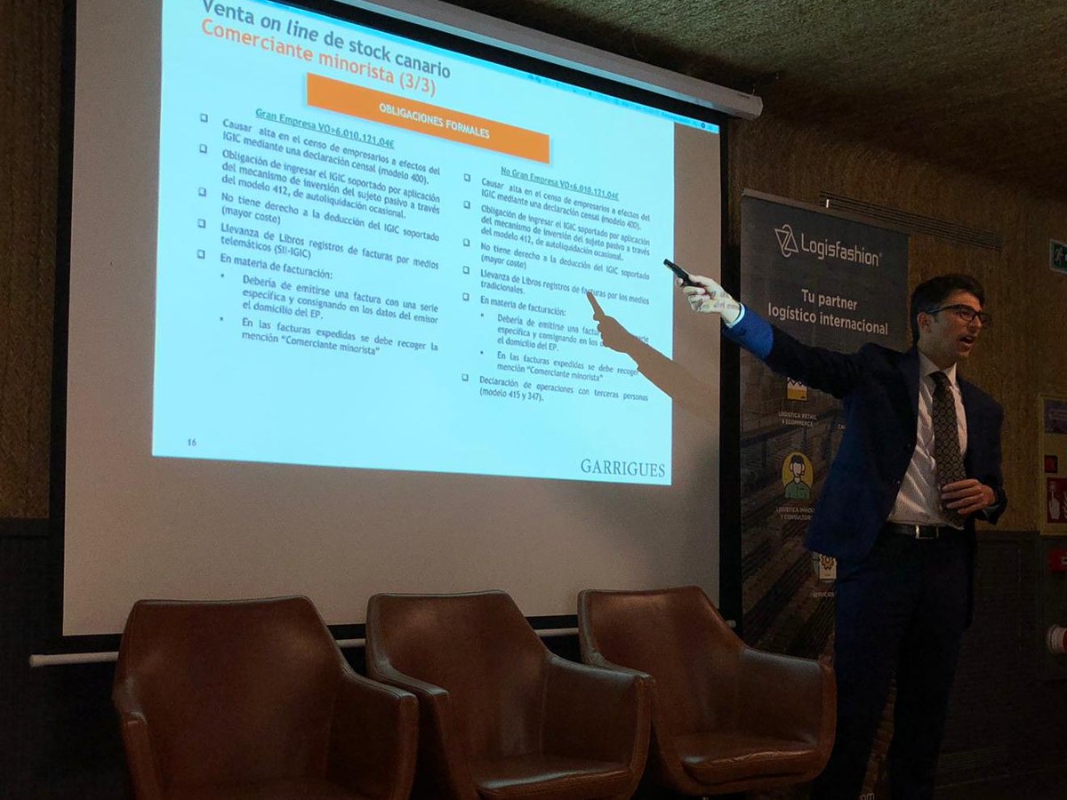 acotex's tweet photo. Airam García, Asociado Senior de @garrigues_es nos habla del Módulo Tributario y Fiscal en las #JornadasAcotex sobre Soluciones #eCommerce Islas Canarias 🌍📧

#JornadasAcotex #JoinToEnjoyFashion #SectorTextil https://t.co/8s0QtCRA5s