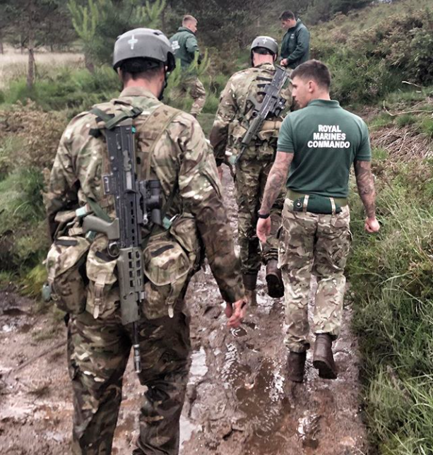 LinklineCrew's tweet photo. @irishsrilankan #simonkoelmeyer #soundrecordist @LinklineCrew Filming Royal Marines Commando training 
#productionsound #locationsound #soundspeed #soundrolling #soundrecordist @zaxcom @wisycom #crewlife #SetLife #royalmarines https://t.co/No3wEFxCCk