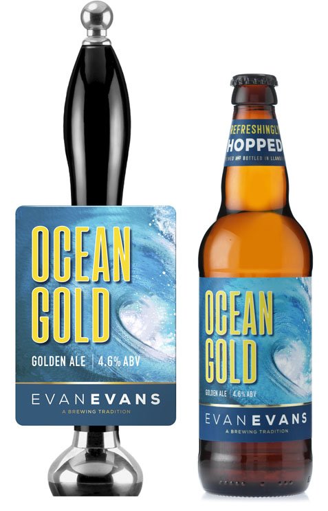 REFRESHING GOLDEN ALE The most recent addition to the Evan Evans portfolio, and one that rides the new wave of exciting golden ales, is Ocean Gold. #goldenale #cask #beer #OceanGold #refreshing