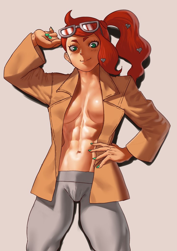 “this is Sonia if she was a gym leader instead of Magnolia's Assis...