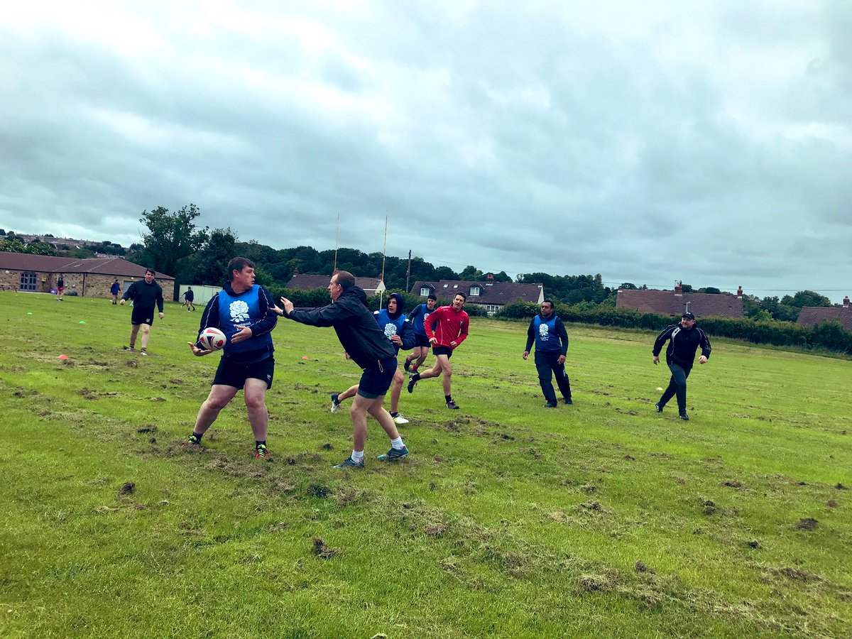 DAY 2 in a ☔️🌧 @ShireRugby @armyrugbyunion ERCA L2 AWARD | Coaches from @Army_BeTheBest Catterick Garrison learning & developing new skills to take back into Unit Rugby in the North! 👏🏻