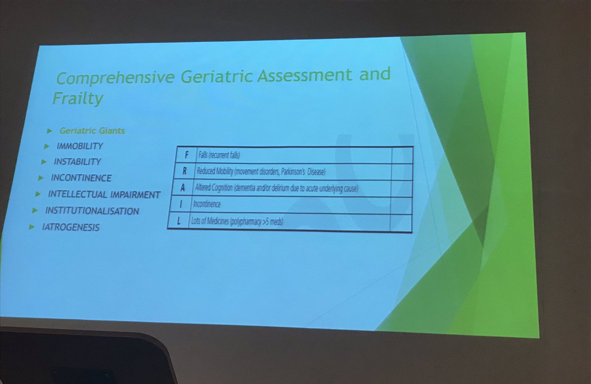 Gincart's tweet photo. Great to listen and learn from @drcathjackson about frailty @WorcsAcuteNHS at this year’s #RITAsystem conference https://t.co/24uoSQu1eO