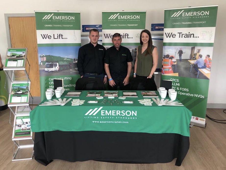 EmersonHire's tweet photo. We are at ‘Discovering Business in Essex’ today, come and visit us at Stand 17 from 10am to 3pm at Chelmsford City Racecourse!
#EmersonCraneHire #Events #ChelmsfordCityRacecourse #DiscoveringBusinessInEssex #DBIE #ECoC #DBIE2019 https://t.co/8ZUYdYrVAq