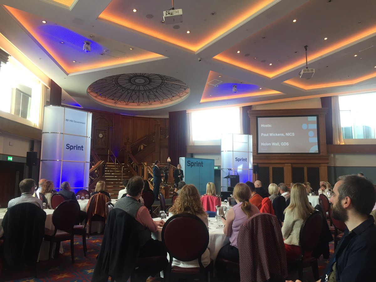 MarieTCowan's tweet image. At this mornings #SprintBelfast @TitanicBelfast; keynote speaker @caronalexander outlining the change and progress of #DigitalNI and the importance of #baselinedata.