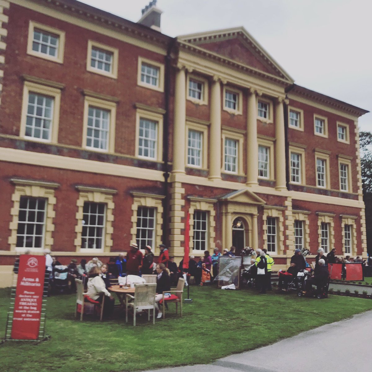 We having a busy day at the <a href="/LythamHall/">Lytham Hall</a> <a href="/BBC_ARoadshow/">Antiques Roadshow</a> who coming down? #lythamhall #treeguardians #Lytham #lowthergardens #AntiquesRoadshow