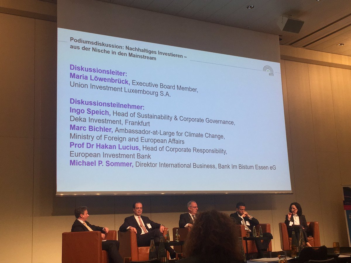 #ESG auf der heutigen #ALFIFrankfurt19