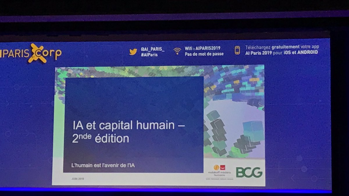 IsabelleLegouas's tweet photo. « Le principal impact de l’IA sera “l’hybridation” des activités existantes, devant la création et la suppression d’activités » @DGiblas, Malakoff Mederic &amp; @gard_jc, BCG
#AIParis @AI_PARIS_ https://t.co/837YOtxWPR