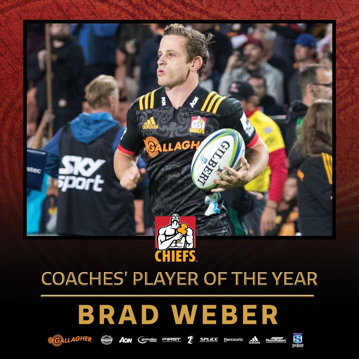 2019 Coaches’ Player of the Year - <a href="/brad_weber9/">Brad Weber</a> 👏🏽

#ChiefsMana