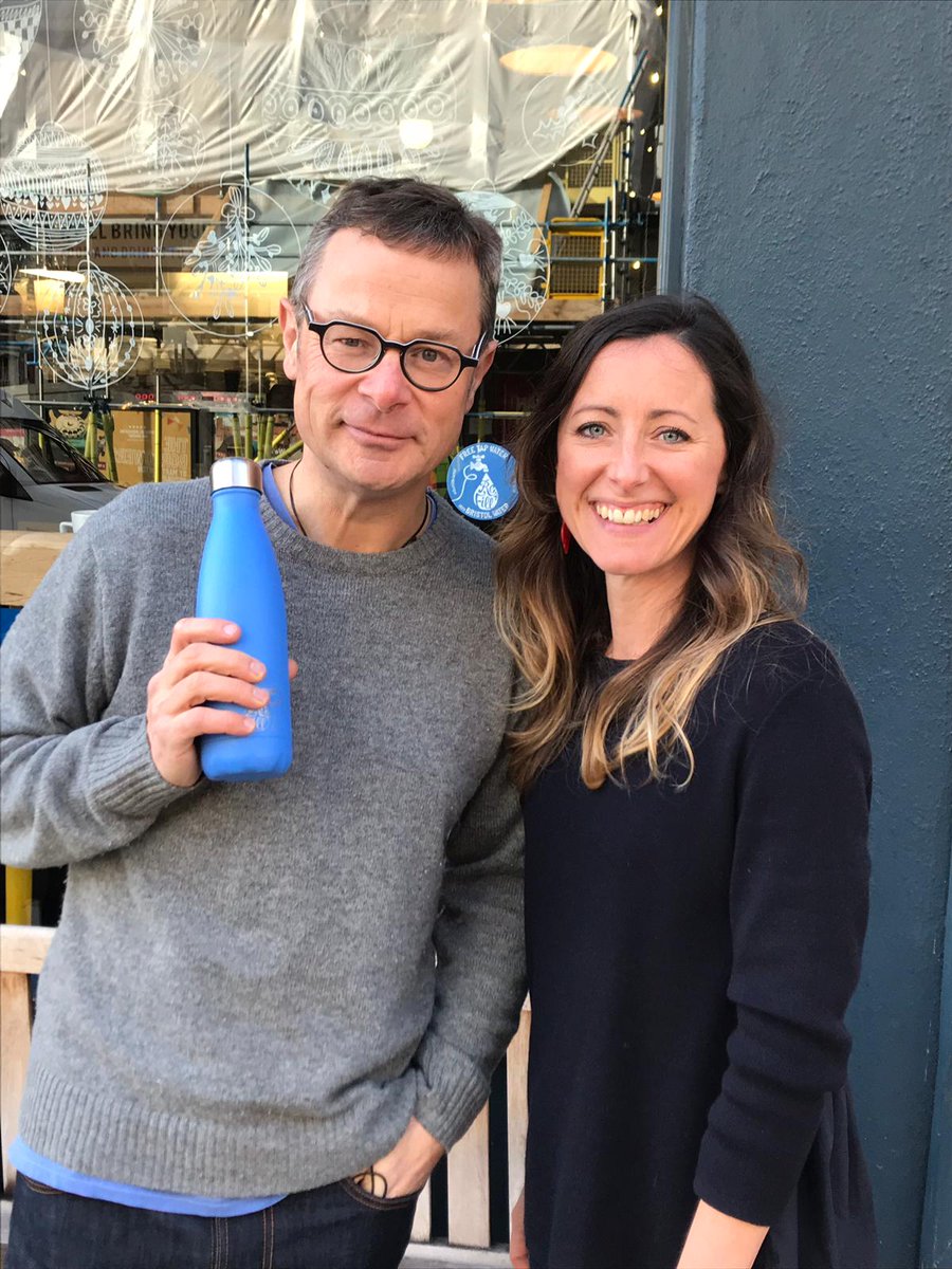 Refill's tweet image. Who spotted the @Refill campaign on #WarOnPlastic last night with @HughFW and @ItsAnitaRani?! 

Show us you've #GotTheBottle to prevent plastic pollution? this #NationalRefillDay🌍 Get involved here 👉🏾 refill.org.uk/national-refil…