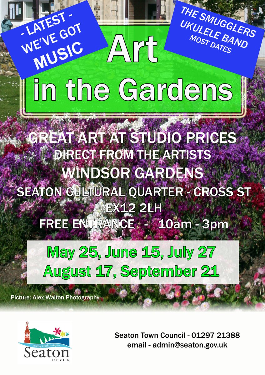 devonsketch's tweet image. #ArtInTheGardens returns for 2nd 2019 date on this Sat 15th June. Lovely town centre location in #Cultural Quarter of #Seaton. See poster more details. Gazebos provided. Artists still time to apply! @VisitSeatonUK @LymeRegisTIC @DevonArtistNet @ArtistsDirDevon