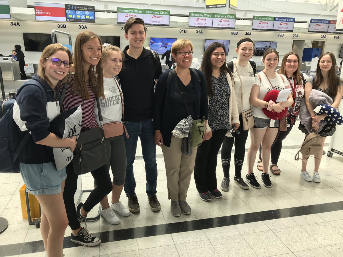 CSGermanclub's tweet photo. @SandburgHS Sandburg students begin their exchange experience in Austria! Stay tuned... https://t.co/l3q3pygZJS
