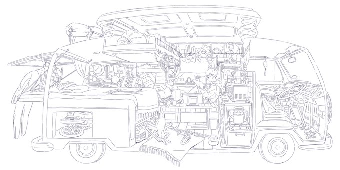 毎回けっこうしっかり線画を描いているのです。

#線画を晒すと誰かが色を塗ってくれるかもしれない 
#絵描きさんと繋がりたい 