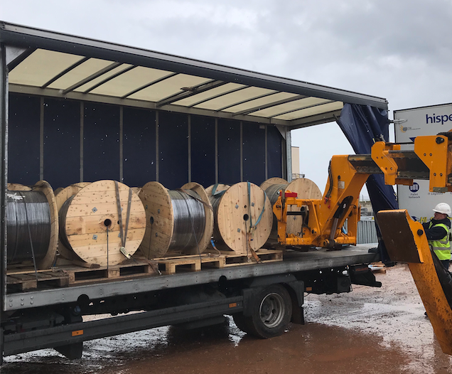 ScenariioLtd's tweet image. Taking delivery of a truckload of @commscope #teraspeed cable from @cmsplc for our latest installation at the new East Midlands Gateway site slp-emg.com for @UPS in partnership with @2BMltd and @Tucker_MandE #runsoncommscope #eastmidlands #infrastructure
