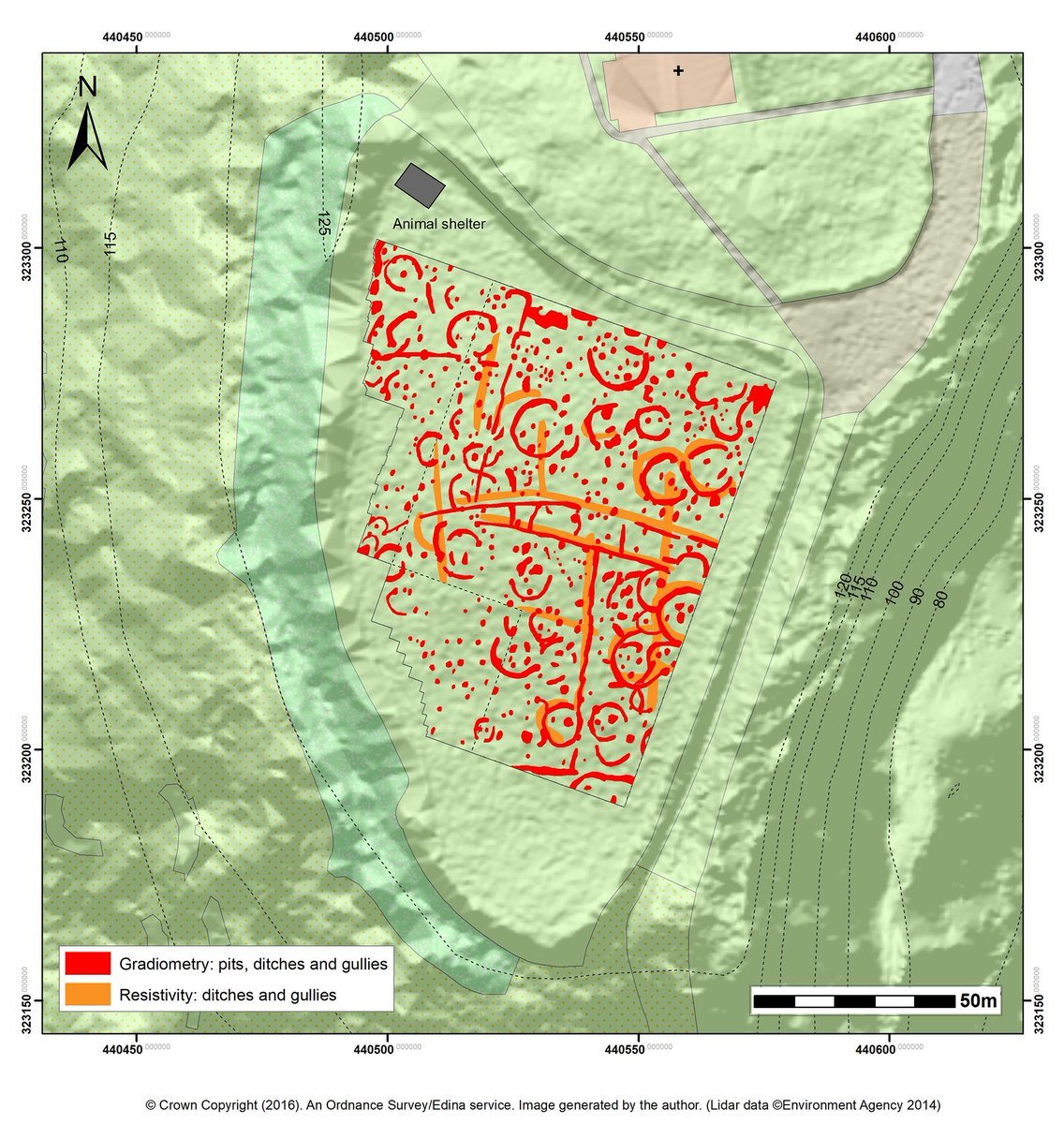 The publication sets out to interpret the survey results.

This publication and the related digital archive deposited with Archaeology Data Service has been funded solely by donations made to the Open Access Archaeology Fund. 
#oafund