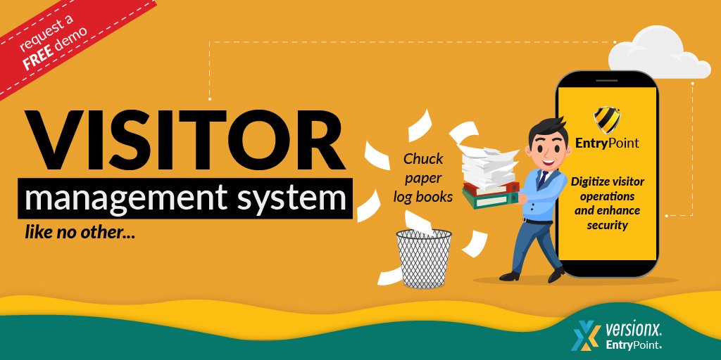 versionxltd's tweet photo. Hassled with manual day-to-day operations? Get rid of paper registers & log books. Fast-track all processes using just a phone. Call us to know more. #versionx #visitormanagementsystem #materialmanagementsystem #vehiclemanagementsystem #startup #startupindia #DigitalIndia https://t.co/pOlinP8jY1