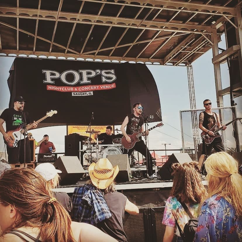 Killin it at pointfest 
5-25-19

#sixeshigh #pointfest #stlouis #localmusic #hardrock