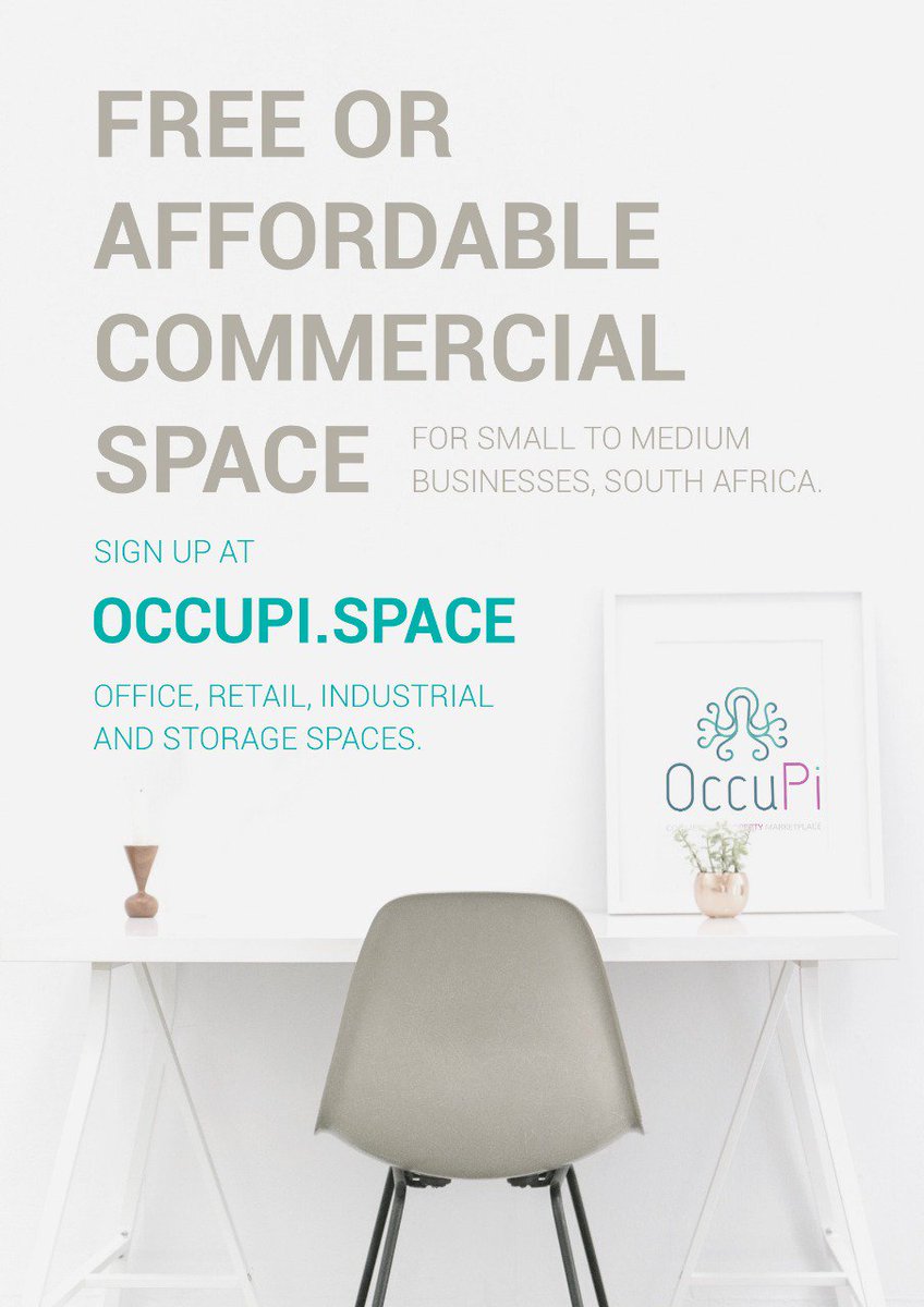 OccuPiSpace's tweet photo. Hey #Entrepreneurs, what's more important than having a #business? Having somewhere to run your business from. We know your business struggles. Don't let #Space we one of them. Head over to https://t.co/n5OfWKuDVU and find a solution now #sme #rental #ChooseDay #affordable #tech https://t.co/PWRvOWcgag