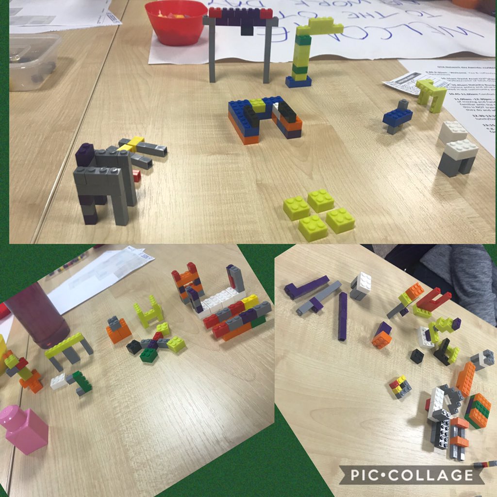 JE5526's tweet photo. Great start to @DevonCC OTa network day at @MB_Healthcare Devon for CDP social care assessors in the OT team. Look at the equipment they made out of lego ๐ #OTa #DCC #icebreaker #lego #networking #Caredirectplus #OT @SarahCambridge9 https://t.co/Q3wqNByJOv