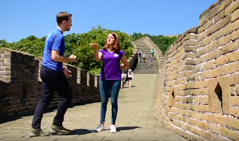 HelloDramaUK's tweet photo. @HelloDramaAbbie: "I really want to film a drama game."
EVERYONE ELSE: "Cool. Book a studio down the road."
ABBIE: "Maybe..." (Heads to Great Wall of China...)

https://t.co/1GBSt0xg64 https://t.co/QOitukjmgY