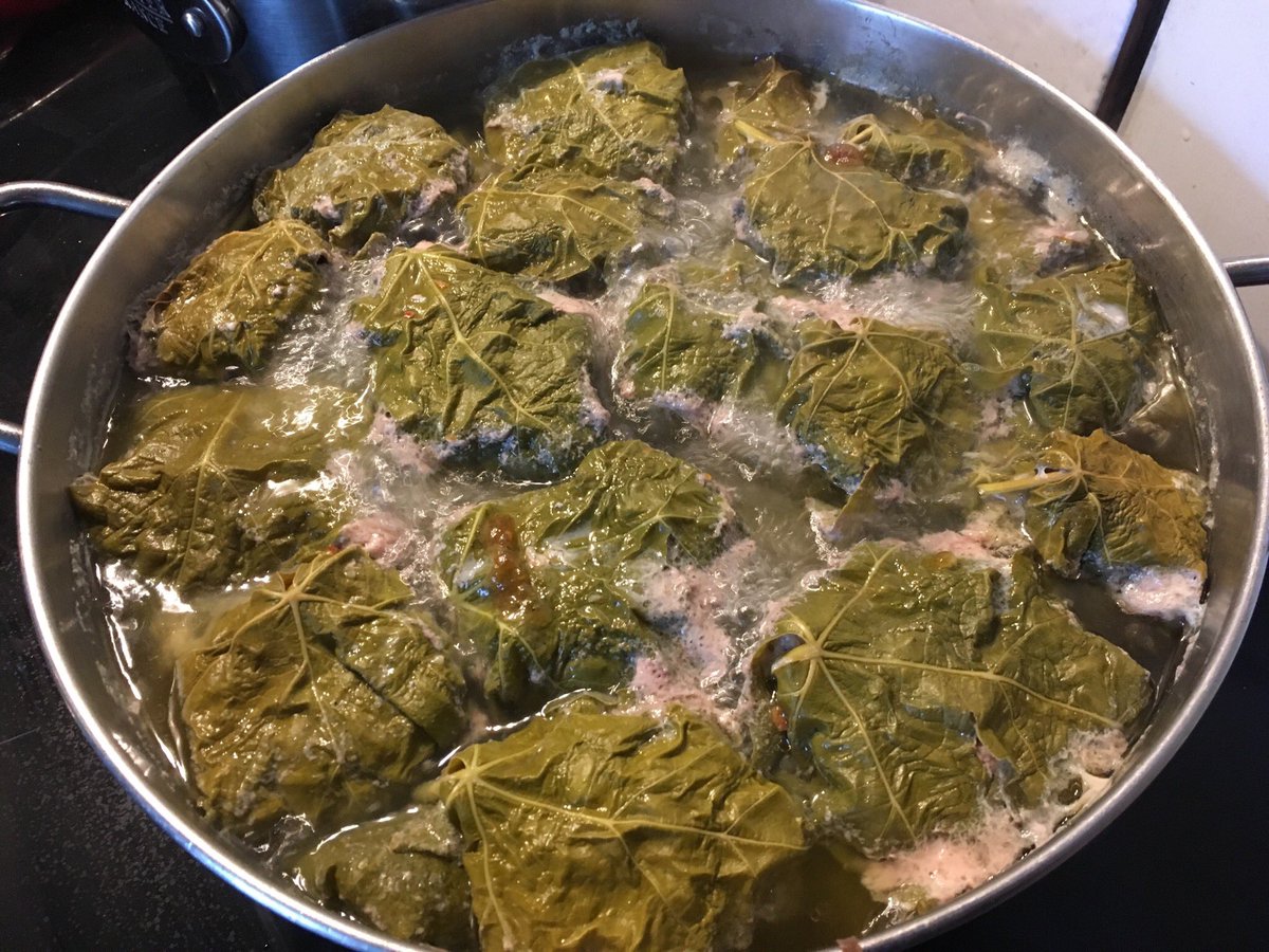 cuisinedannie's tweet photo. Bonjour Si, comme moi, vous avez la possibilité d’avoir de belles #feuilles de vigne bien vertes et bien tendres, vous pouvez les transformer en #feuillesdevignes #farcies 🍽. C’est une #recettefacile et c’est #bon 🙂 #miam #yummy 😍 https://t.co/EJiWBJlaMT