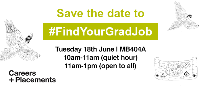 AstonUniversity's tweet photo. Life after uni is coming up & you might be worried about finding a grad job. Weβre here to tell you that you can let your post-uni fears melt away because our #FindYourGradJob event is coming up! Join us on Tuesday 18th June, 10am-1pm: https://t.co/WNteKMS8Xz #TeamAston https://t.co/sfkEUeuuCm