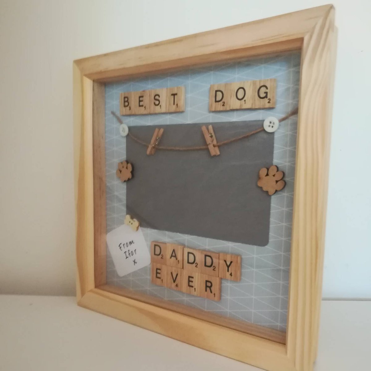 Father's Day gift of a different type from your fur babies #dogdaddy #doglover #fromthedog #handmadegifts #giftideas