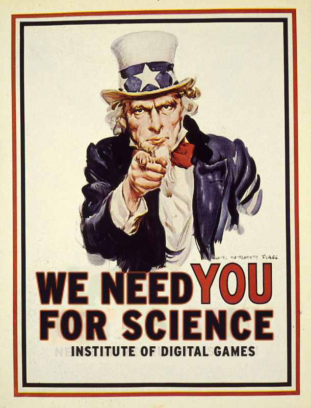 Play videogames FOR SCIENCE! Are you under 19 years of age and do you want to play a game for science. For you participation you get a voucher for a snack from New York Best. More info and registration: game.edu.mt/blog/play/

#science #education #research #game #volunteers