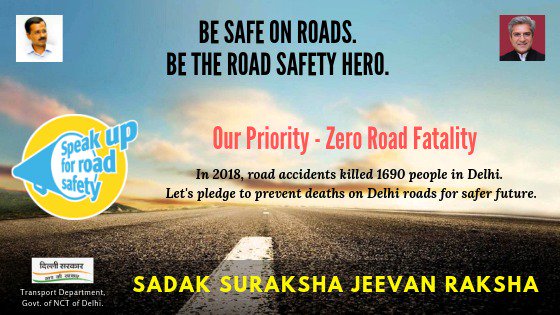 Be safe on roads. Become the #RoadSafetyHero.